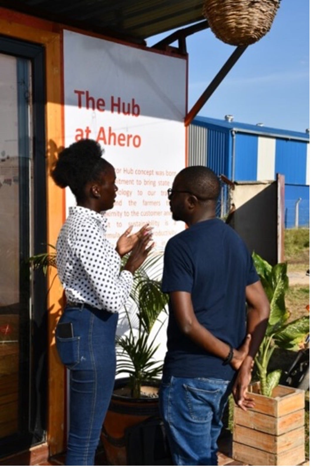 The first of many Hello Tractor technology hubs in the Kisumu region in Kenya